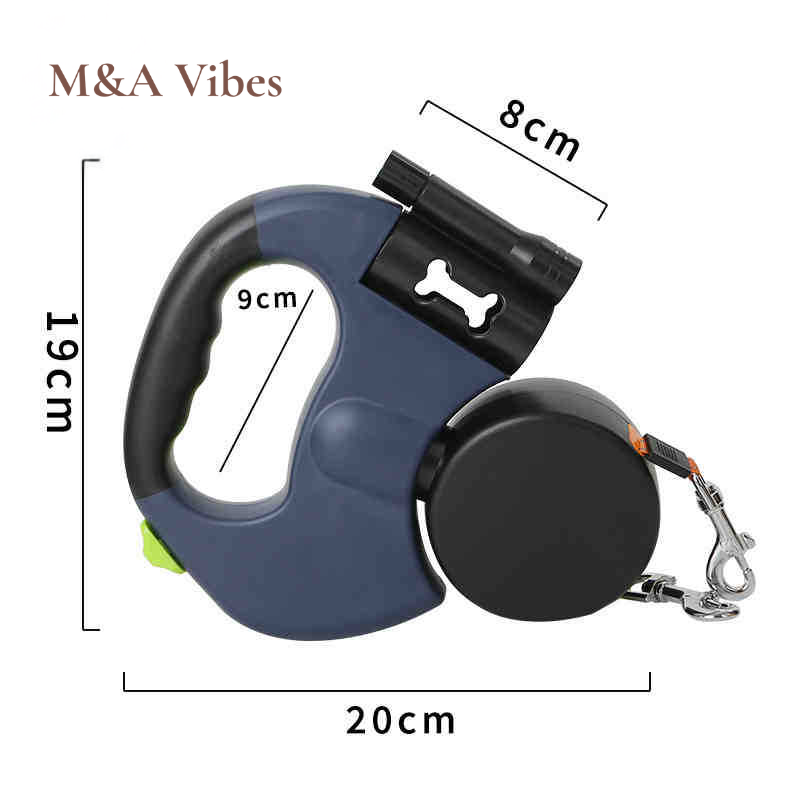 Correa doble retráctil