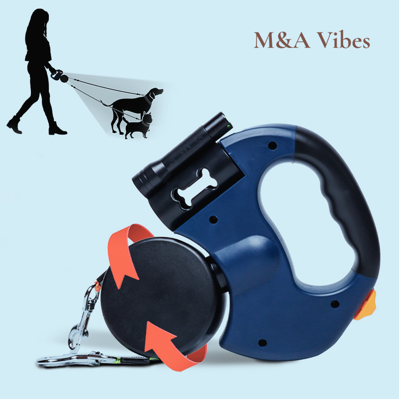 Correa doble retráctil