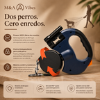 Correa doble retráctil