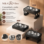 Comedero elevado para mascotas