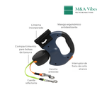 Correa doble retráctil